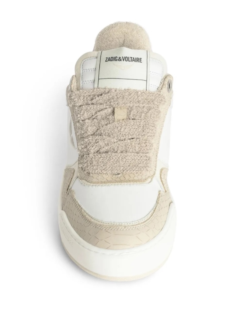 NIB | Zadig & Voltaire | Women's Low-Top Wings Sneakers with snakeskin details - Picture 6 of 14